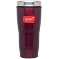 16 Oz. Maroon Stealth Stainless Steel Tumbler